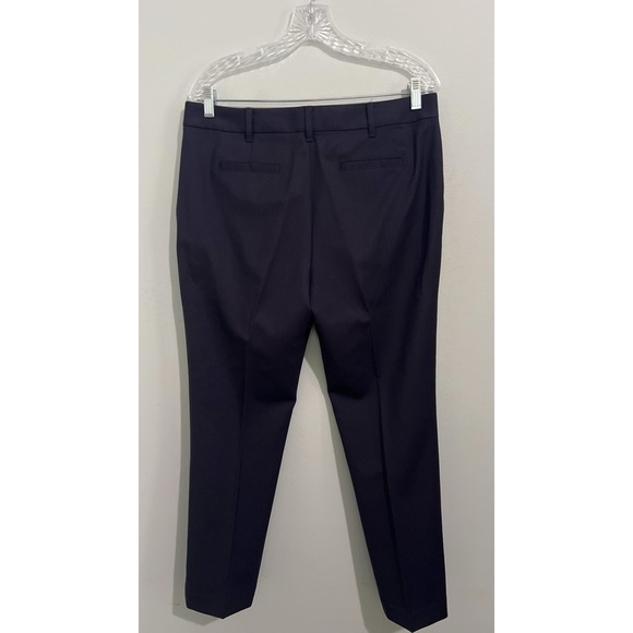 Tory Burch Pants Women’s 10 Navy Blue Skinny Wool Knit Stretch Slim Ankle - Picture 4 of 11